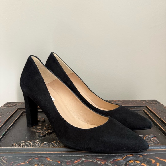 LK Bennett Black Suede Pumps - Picture 1 of 6